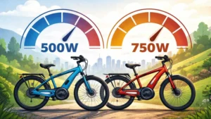 hub motor power ratings explained 500w vs 750w